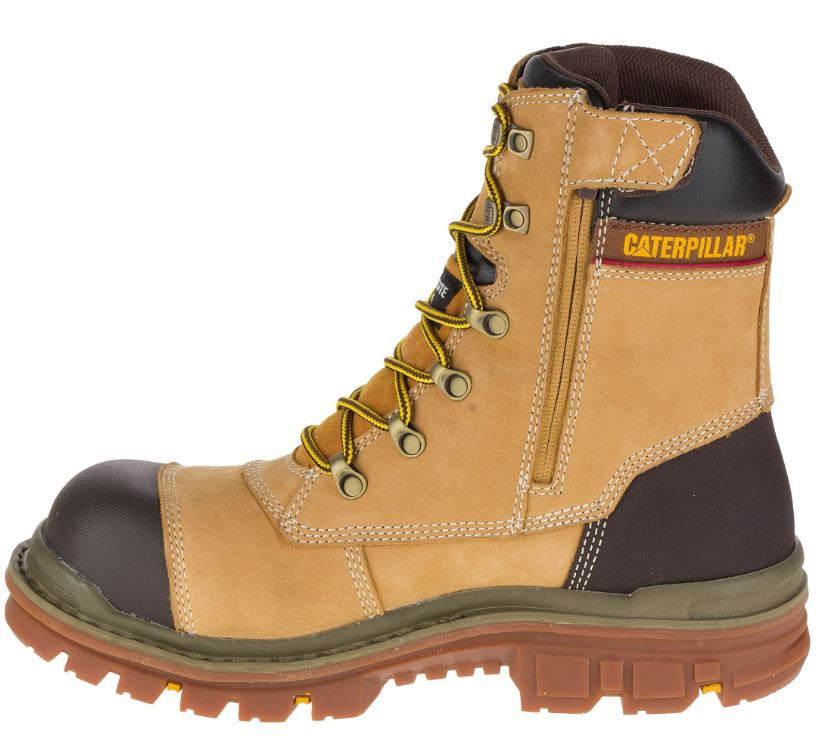 CATERPILLAR PREMIER 8 TX SAFETY BOOTS HONEY SAS Workwear Ltd