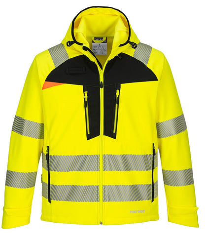 Hi-Vis Softshell Two-tone hooded