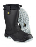RIGGER BOOTS STEEL TOE AMBLERS AS209 BLACK