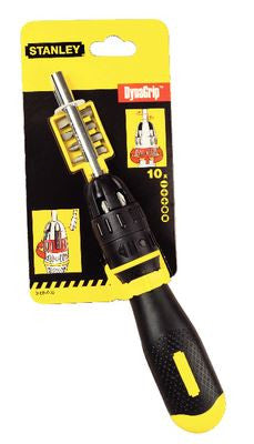 STANLEY MULTI-BIT RACHET SCREWDRIVER