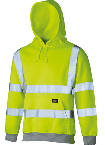 DICKIES HIGH VISIBILITY HOODIE - YELLOW