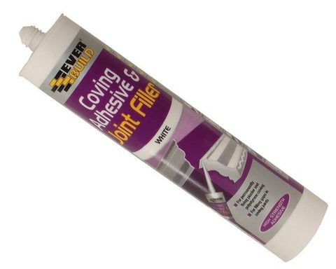 EVERBUILD COVING ADHESIVE AND JOINT FILLER WHITE 310ML