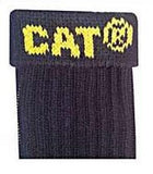 CAT INDUSTRIAL WORK SOCKS - 2 PAIR PACK - IDEAL FOR STEEL TOE BOOTS
