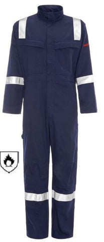 WELD-TEX® PLUS FR ANTISTATIC COVERALL - NAVY