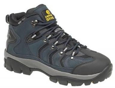 Navy Waterproof Safety Hiker Style Boot