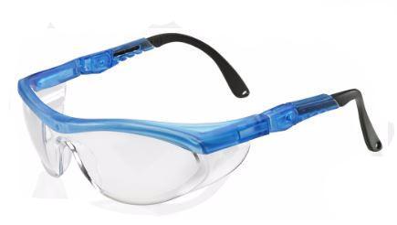 SAFETY SPECTACLES UT CLEAR/ BLUE