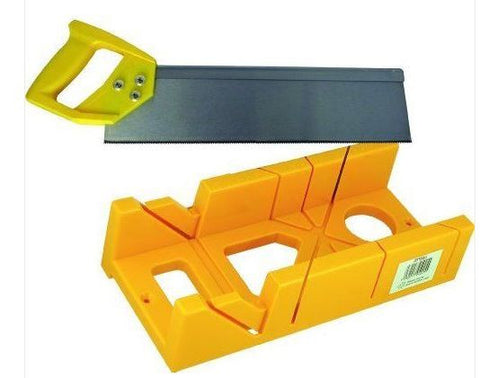 BUILDERS BRAND MITRE BOX WITH 300MM TENON SAW