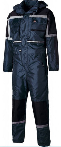 QUILTED BOILER SUIT NAVY