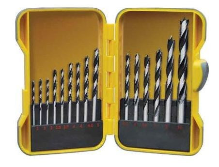 TLBBDBWD BUILDERS BRAND 15 PIECE WOOD DRILL BIT SET