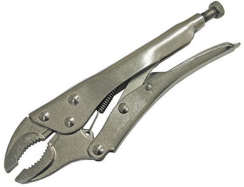 FAITHFULL LOCKING PLIER 230MM (9IN) CURVED JAW