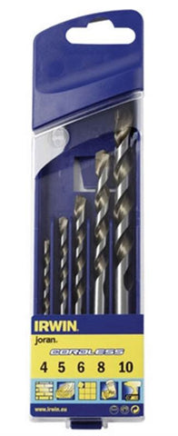 IRWIN CORDLESS DRILL BIT SET 5 PIECE