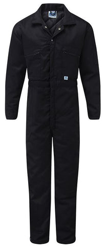 QUILTED BOILER SUIT Navy
