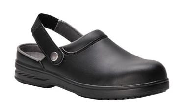 CHEFS CLOGS SAFETY SHOES BLACK